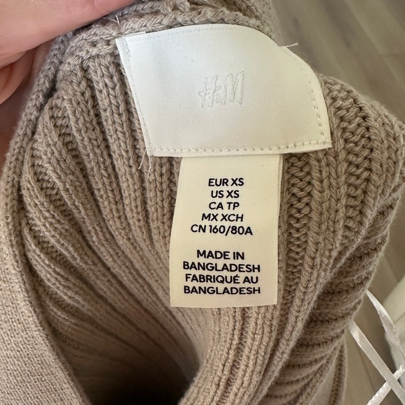 H&M Beige Ribbed Cardigan - Picture 5 of 7
